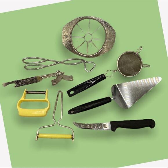 Vintage Ecko Various Small Kitchen Gadget Charcuterie Cheese Tool 8 Piece Bundle - Picture 2 of 16